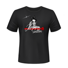 Load image into Gallery viewer, Jet Setter Black Tee
